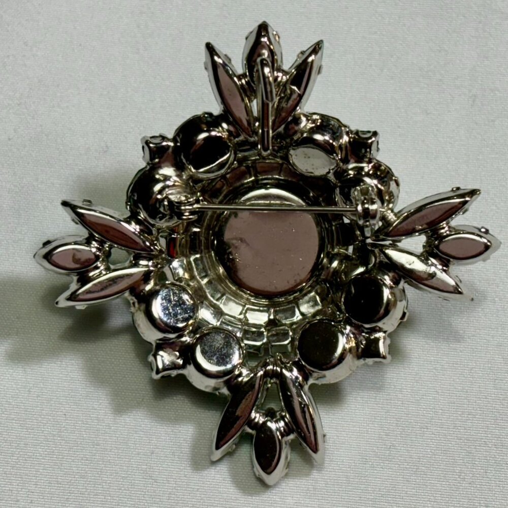 ✨ STUNNING Vintage Unsigned Juliana (DeLizza & Elster) Rhinestone Brooch Pin ✨ - Picture 4 of 8